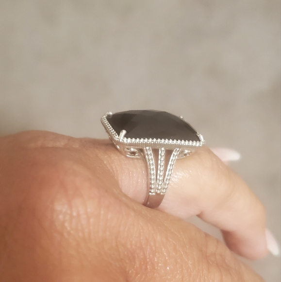 EFFY Emerald Cut Onyx Ring - Picture 3 of 3